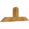 Ekena Millwork Portland Rough Sawn Timber Gable Bracket, Western Red Cedar, 36"W x 13"H x 4"D x 4"F, 9/12 Pitch GBW036X13X0404POR00RWR - alternate 4